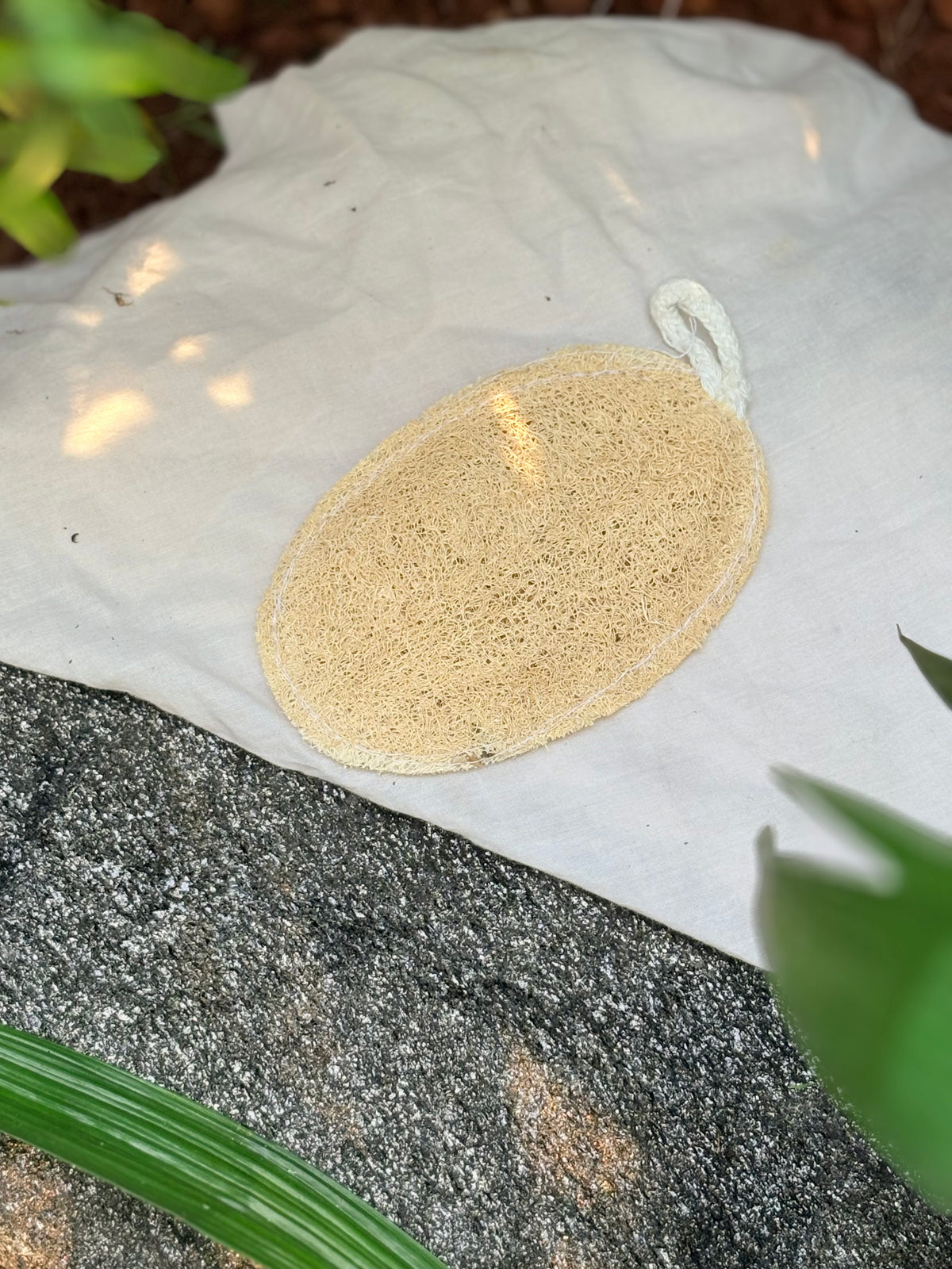 Bamboo Loofah — single