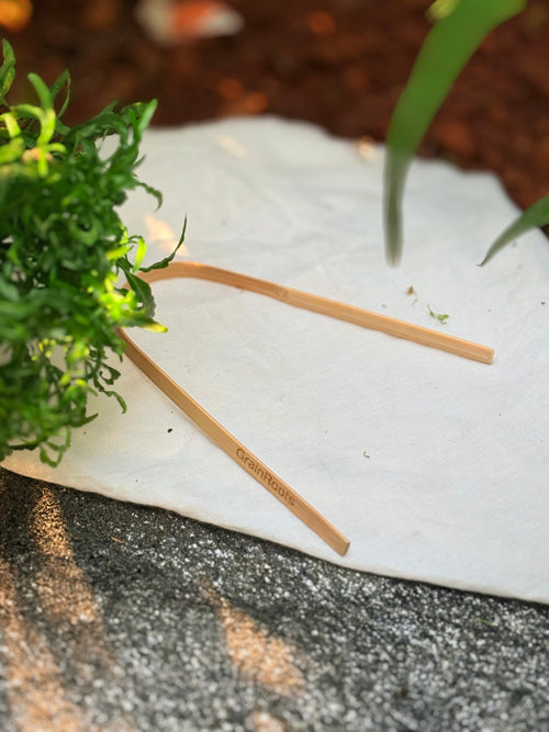 Bamboo Tongue Cleaner — single